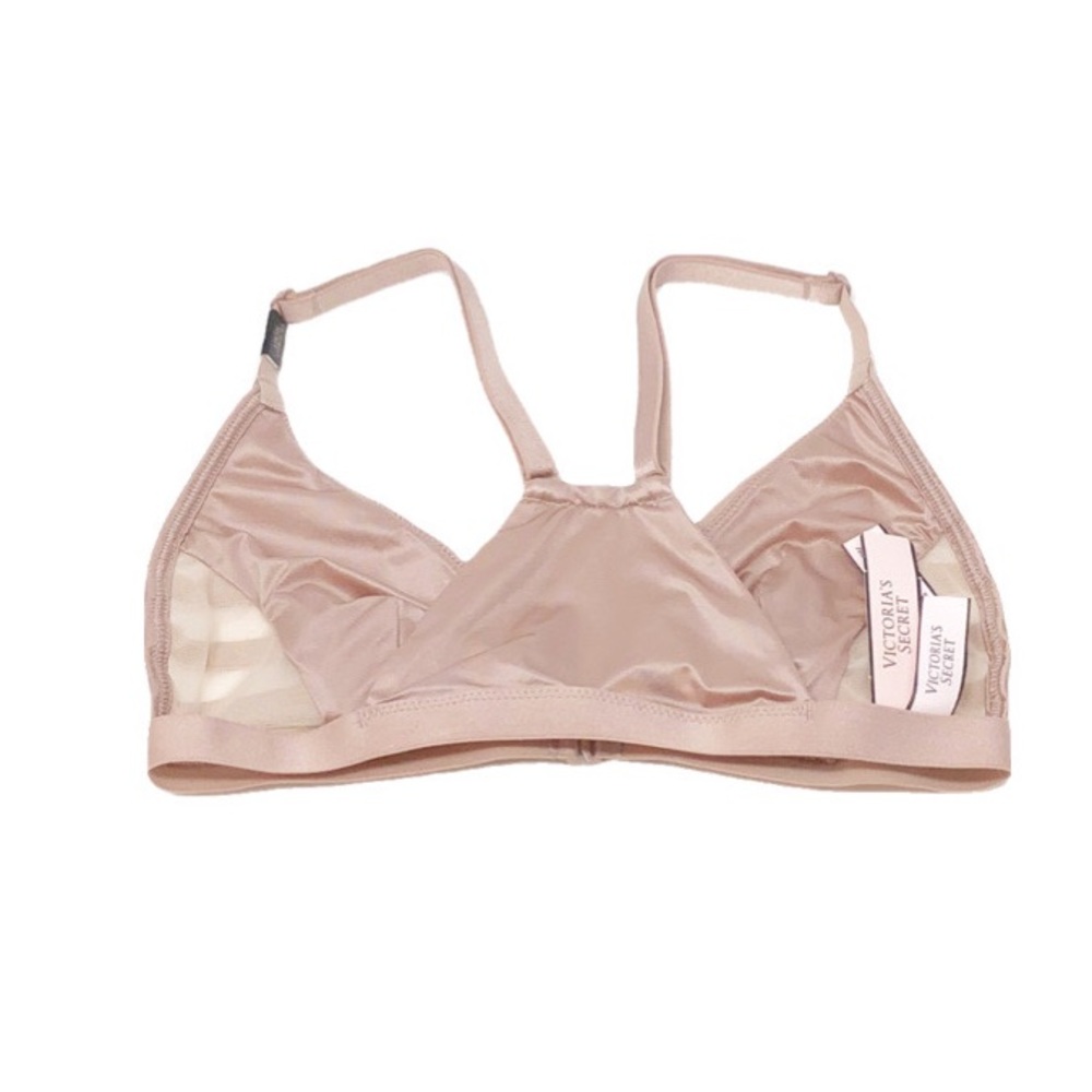 ✨NWT Victoria’s Secret Satin Strappy Mesh Bralette 34AA, 34A, 34B, 32C, 32D - Picture 3 of 10